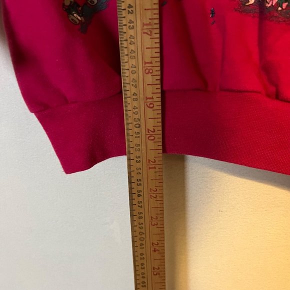 Northern Getaway Sweatshirt Girls Sm Playful Kitten Mice Dogs Best Friends Pink - Picture 8 of 13